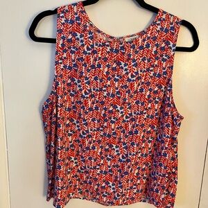 JCrew women’s sleeveless blouse size M new